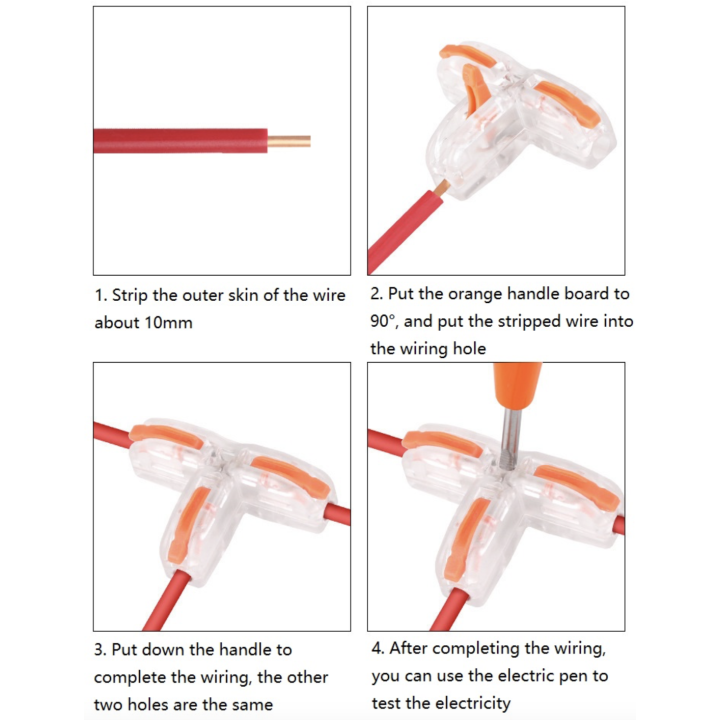 Conector T 0.08mm2 a 4mm2